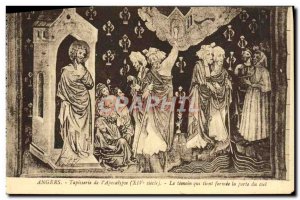 Old Postcard Angers tapissere of & # 39Apocalypse The witness who holds close...