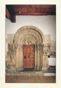Postcard Europe Italy Tirolo castle chapel entrance