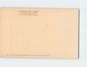 Postcard Bargaining For A Horse By W. Mount New York Historical Society NY USA