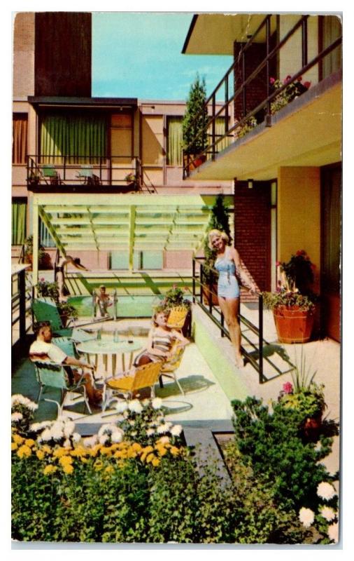 1973 The Curtis Motor Lodge, Minneapolis, MN Postcard