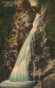 Vintage Postcard 1950 Glen Ellis Falls Pinkham Notch White Mts. New Hampshire