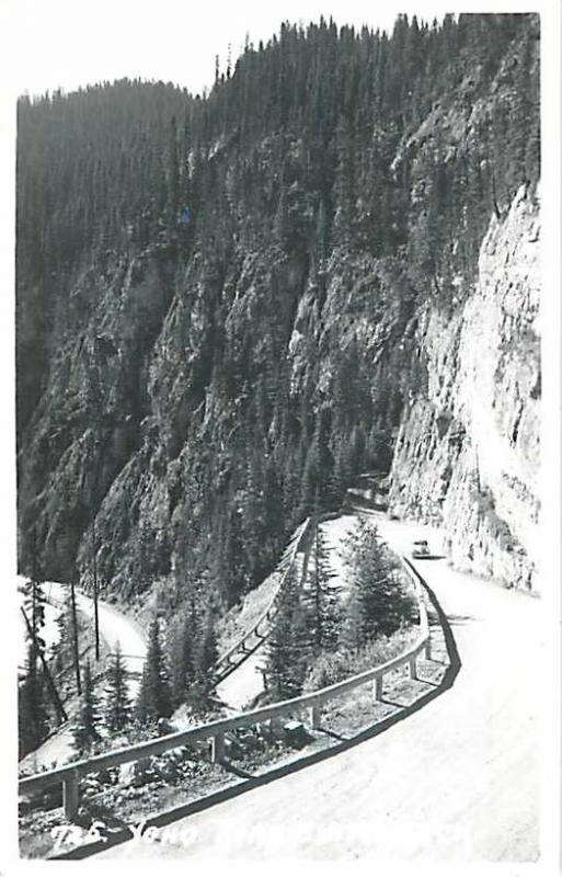 RPPC of Yoho Road Switchback Yoho Park British Columbia BC