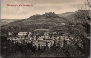 Germany Blankenburg mit Greifenstein Vintage Postcard 09.79