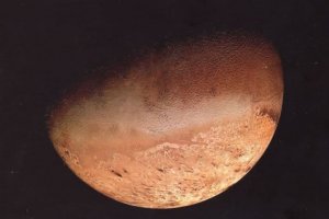 Planet Neptune's Moon Triton Canyons Eruptions Photo Postcard