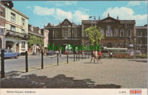Buckinghamshire Postcard - Aylesbury Market Square  RS34320