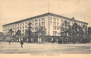 Washington DC National Hotel Street View Antique Postcard K92269