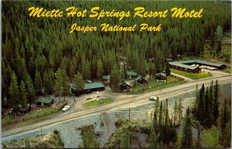 Canada Alberta Jasper National Park Miette Hot Springs Resort Motel