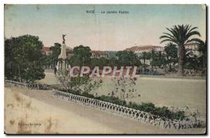 Old Postcard Nice Le Jardin Public