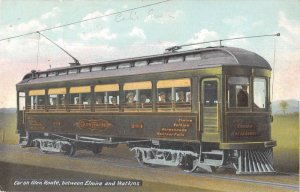 New York Glen Route Train Car Trolley Vintage Postcard AA52842