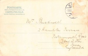 L121 Germany Kiel Sophienblatt Hotel vintage postcard