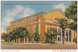 Florida Saint Petersburg First Church Of Christ Scientist 1947