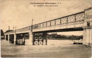 CPA ELBEUF Pont Rue de PARIS (415916)