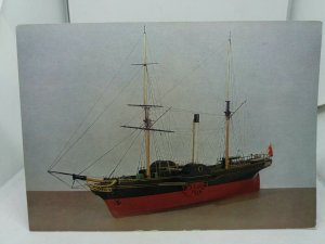 Vintage Postcard Model of P.S Sirius 1837First SteamShip to cross the Atlantic