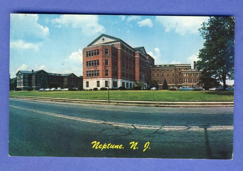 Neptune, New Jersey, NJ Postcard, Fitkin Memorial Hospital