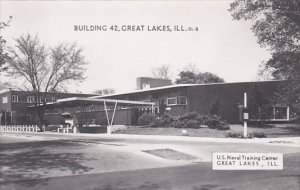 Building 42 Naval Training Center Great Lakes Illinois Real Photo