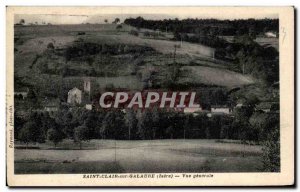 Old Postcard Saint-Clair-sur-Galaure Vue Generale