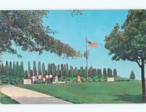 Pre-1980 PRESIDENT HERBERT HOOVER BURIAL SITE West Branch Iowa IA E3124@