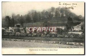 Old Postcard Parc de St Cloud location Chateau