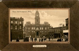 Dewsbury West Yorkshire Market Place 1900s-20s Vintage Postcard