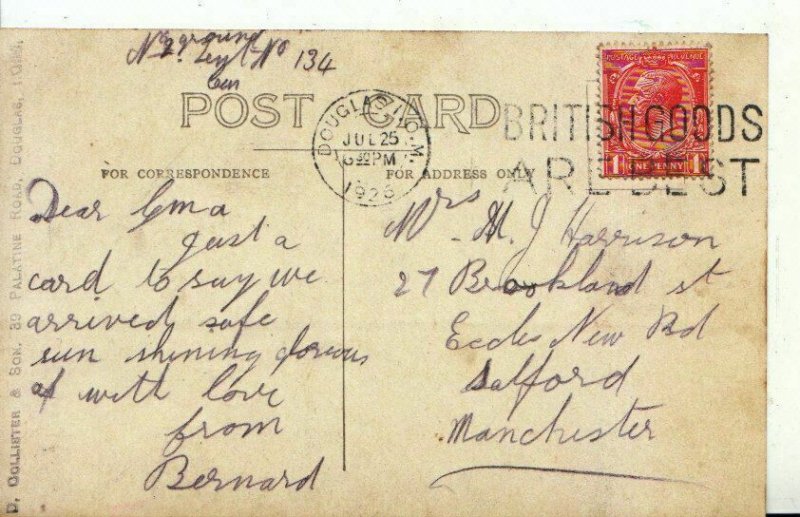 Genealogy Postcard - Harrison - Eccles New Road - Salford Manchester - Ref 5109A