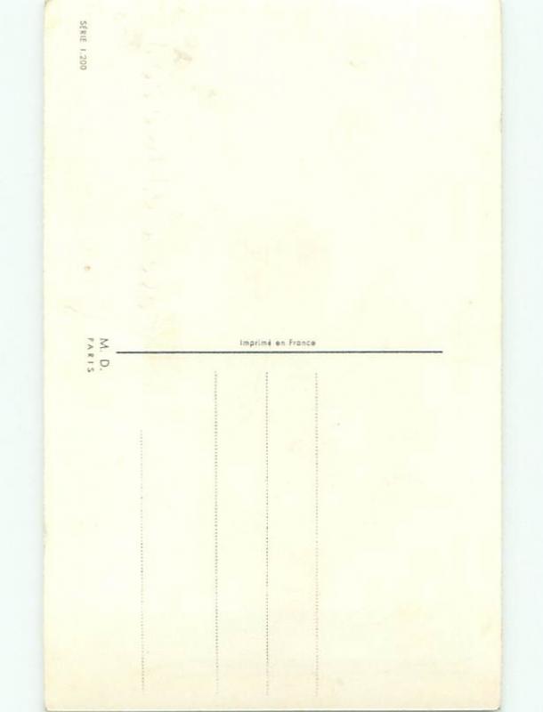 Very Old Foreign Postcard BEAUTIFUL FLOWERS SCENE AA4229