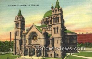 Catholic Cathedral  - St. Louis, Missouri MO Postcard