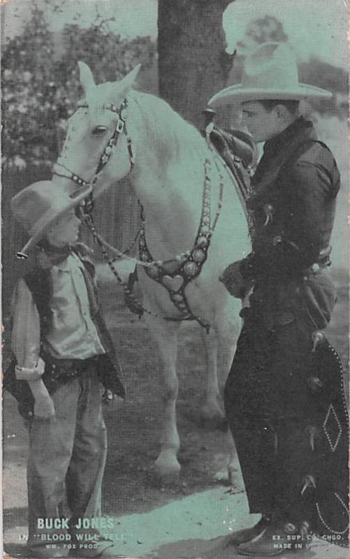 Buck Jones, Blood Will Tell Western Actor Mutoscope 1927