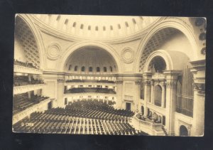 RPPC BOSTON MASSACHUSETTS FIRST CHURCH OF CHRIST SCIENTIST REAL PHOTO POSTCARD