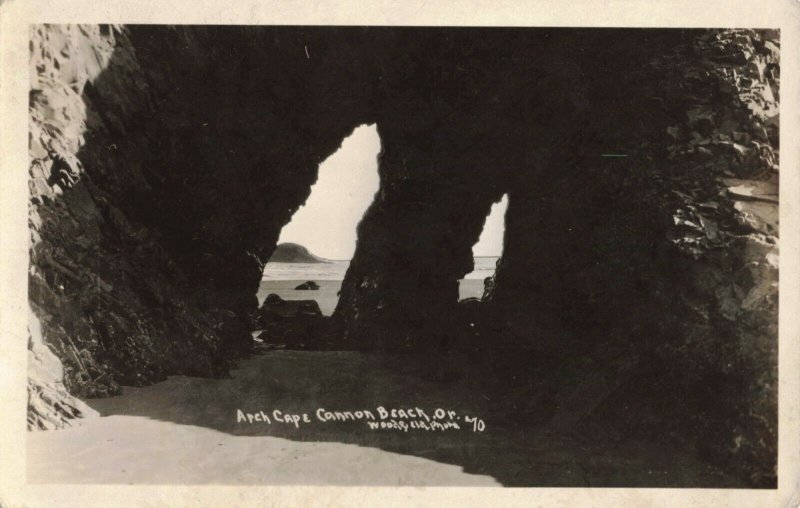 Arch Cape, Cannon Beach, Oregon RPPC