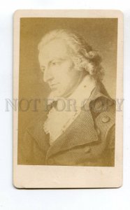 521479 Friedrich SCHILLER German POET Portrait Vintage CDV photograph