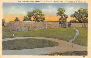 Old Fort Frederick between Hagerstown and Cumberland - Hagerstown, Maryland MD  