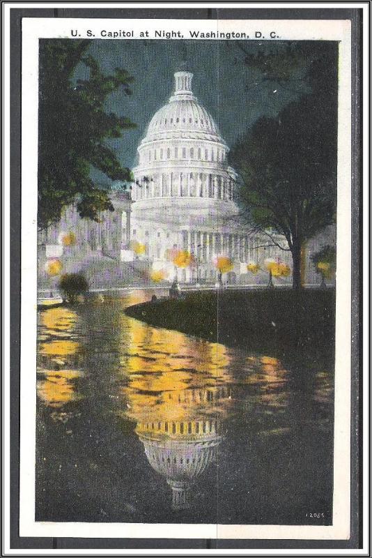 Washington DC Capitol At Night - [DC-064]