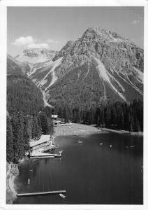 B107056 Switzerland Arosa Bergstrandbad Lake Mountain