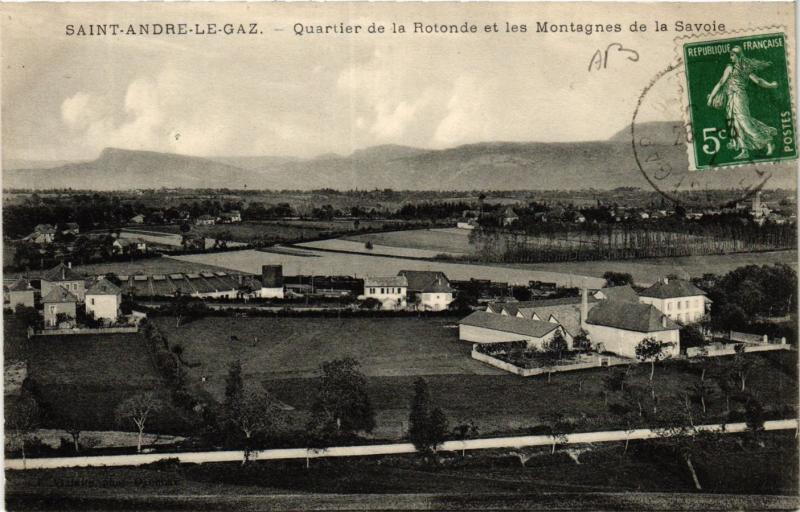 CPA St-ANDRÉ-le-GAZ - Quartier de la Rotonde et les Montagnes de la (391904)