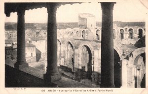 Vintage Postcard Arles View of the city and the Arenes Northern Part France FR