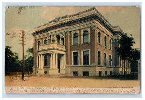 1910's Public Library Erie, PA. Postcard F110E