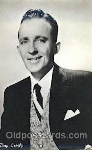 Bing Crosby Actor,  Actress, Movie Star,Postcard