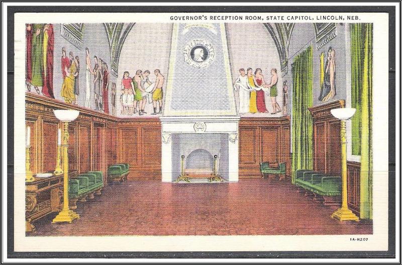 Nebraska, Lincoln Governor's Reception Room - [NE-017]