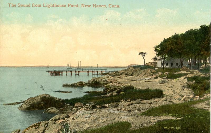 CT - New Haven - Morris Cove, The Sound from Lighthouse Point