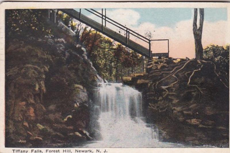 New Jersey Newark Forest Hill Tiffany Falls 1921