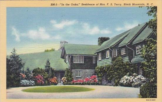 In The Oaks Residence Of Mrs F S Terry Black Mountain North Carolina