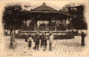 CPA Clichy Place des Fetes (1314204)