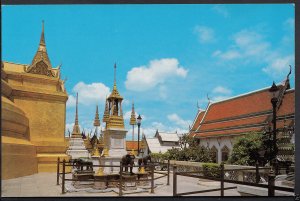 Thailand Postcard - Famous Wat (Temple) Phra Keo at Bangkok  7676