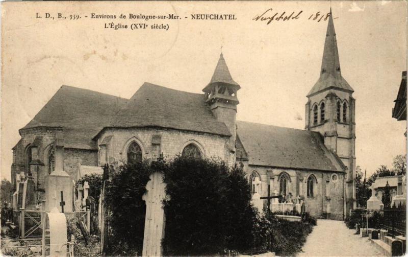 CPA Enirons de Boulogne-sur-Mer-Neufchatel-L'Eglise (45115)