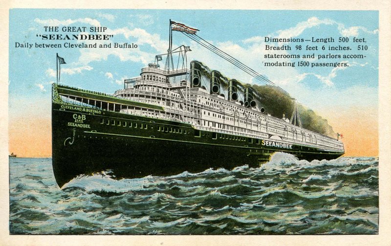 Cleveland & Buffalo Line (C&B) - Steamer Seaandbee