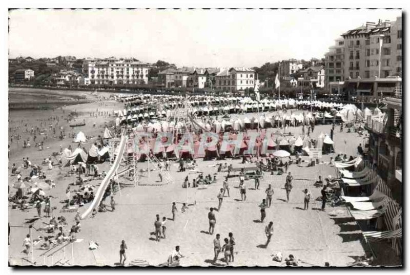 Modern Postcard Saint Jean de Luz (Pyrenees Bass) La Grande Plage and the Hot...