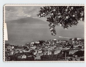 Postcard Panorama e Vesuvio, Sorrento, Italy