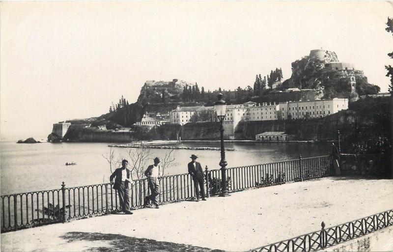 Corfu Greece vintage photo postcard citadelle ancienne vue d`ouest Corfou