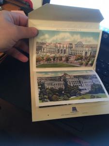 Greetings From Washington ( DC) Vtg Picture postcard Book, 18 Views + info