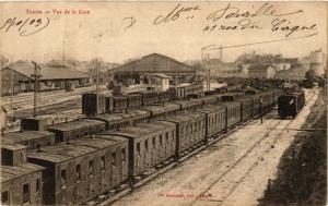 CPA TROYES - Vue de la Gare (350827)